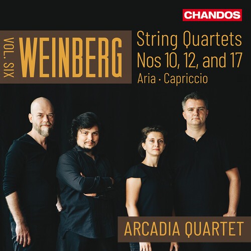 Mieczyslaw Weinberg - String Quartets, Vol. 6 i gruppen VI TIPSAR / Fredagsreleaser / 2026-06-05 hos Bengans Skivbutik AB (5668713)