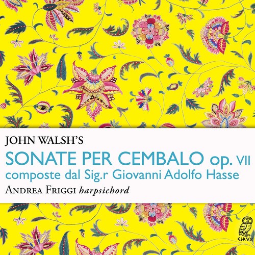 Johann Adolf Hasse - John Walsh's Sonate Per Cembalo, Op i gruppen CD / Toppsäljare hos Bengans Skivbutik AB (5668721)