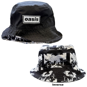 Oasis - Decca Logo / Definitely Maybe Reversible Bl Bucket Hat i gruppen MERCHANDISE / Merch / Nyheter / Pop-Rock hos Bengans Skivbutik AB (5668813)