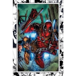 Movie Poster  - Marvel Comics (Wolverine & Deadpool)  Poster 91,5 X 61 Cm i gruppen MERCHANDISE / Poster / Film-Musikal hos Bengans Skivbutik AB (5669216)