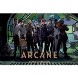 Game Poster - Arcane (Characters In Zaun Arcade)  Poster 91,5 X 61 Cm i gruppen MERCHANDISE / Poster / Game Soundtrack hos Bengans Skivbutik AB (5669219)