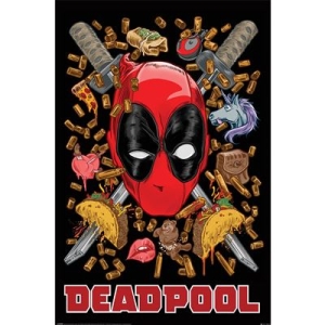 Movie Poster  - Deadpool (Chimichanga)  Poster 91,5 X 61 Cm i gruppen MERCHANDISE / Poster / Film-Musikal hos Bengans Skivbutik AB (5669220)