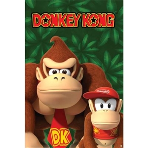 Game Poster - Nintendo (Donkey Kong And Diddy Kong)  Poster 91,5 X 61 Cm i gruppen MERCHANDISE / Poster / Game Soundtrack hos Bengans Skivbutik AB (5669224)