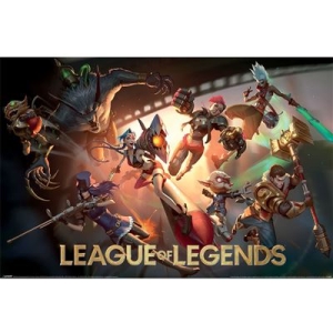 Game Poster - League Of Legends (Riot)  Poster 91,5 X 61 Cm i gruppen MERCHANDISE / Poster / Game Soundtrack hos Bengans Skivbutik AB (5669235)