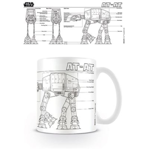 Star Wars - Star Wars (At At Sketch) Mug i gruppen MERCHANDISE / Mugg / Film-Musikal hos Bengans Skivbutik AB (5669266)