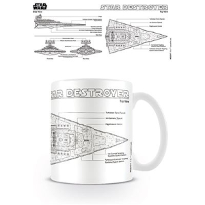 Star Wars - Star Wars (Star Destroyer Sketch) Mug i gruppen MERCHANDISE / Mugg / Film-Musikal hos Bengans Skivbutik AB (5669267)