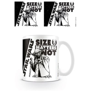 Star Wars - Star Wars (Size Matters Not) Mug i gruppen MERCHANDISE / Mugg / Film-Musikal hos Bengans Skivbutik AB (5669269)