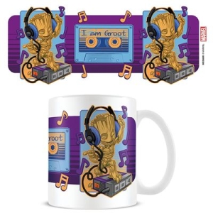 Guardians Of The Galaxy  - Guardians Of The Galaxy (Groot Cassette) White Pod Mug i gruppen MERCHANDISE / Mugg / Film-Musikal hos Bengans Skivbutik AB (5669298)