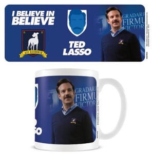 Ted Lasso - Ted Lasso (Believe In Believe) Mug i gruppen MERCHANDISE / Mugg / Film-Musikal hos Bengans Skivbutik AB (5669305)
