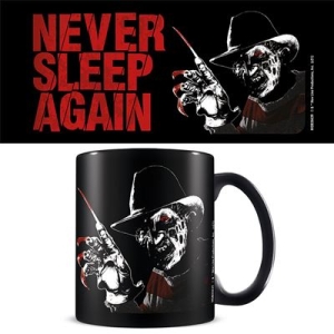 A Nightmare On Elm Street - A Nightmare On Elm Street (Never Sleep Again) Black Pod Mug i gruppen MERCHANDISE / Mugg / Film-Musikal hos Bengans Skivbutik AB (5669317)