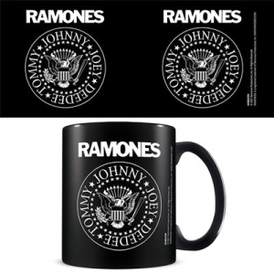The Ramones - The Ramones (Logo) Black Mug i gruppen MERCHANDISE / Mugg / Punk hos Bengans Skivbutik AB (5669319)