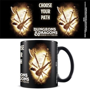 Dungeons & Dragons  - Dungeons & Dragons Movie (Choose Your Path) Black Mug i gruppen MERCHANDISE / Mugg /  hos Bengans Skivbutik AB (5669326)