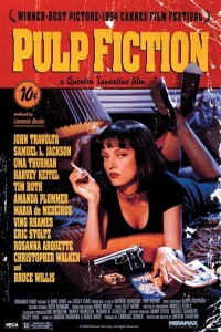 Pulp Fiction - Pulp Fiction - Uma On Bed  Poster (91,5 X 61 Cm) i gruppen MERCHANDISE / Poster / Film-Musikal hos Bengans Skivbutik AB (5669334)