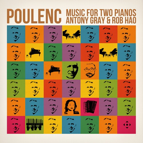 Francis Poulenc - Music For Two Pianos i gruppen CD / Klassiskt hos Bengans Skivbutik AB (5669930)