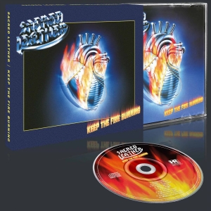 Sacred Leather - Keep The Fire Burning (Slipcase) i gruppen CD / Kommande / Hårdrock hos Bengans Skivbutik AB (5670589)