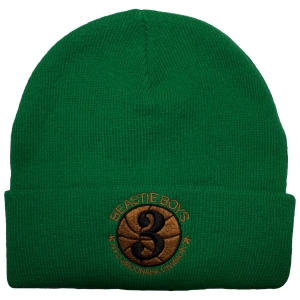 Beastie Boys - Nyc Brouhaha Division Green Beanie Hat i gruppen MERCHANDISE / Merch / Kommande / Hip Hop-Rap hos Bengans Skivbutik AB (5671076)