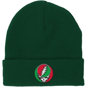 Grateful Dead - Steal Your Face Red/Green Green Beanie Hat i gruppen MERCHANDISE / Merch / Kommande / Pop-Rock hos Bengans Skivbutik AB (5671101)