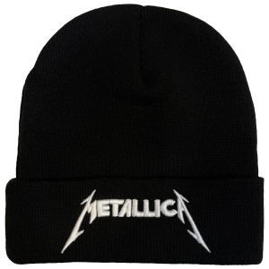 Metallica - Logo Bl Beanie Hat i gruppen MERCHANDISE / Merch / Kommande / Hårdrock hos Bengans Skivbutik AB (5671111)