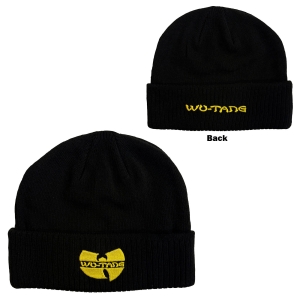 Wu Tang Clan - Logo Bl Beanie Hat i gruppen MERCHANDISE / Merch / Kommande / Hip Hop-Rap hos Bengans Skivbutik AB (5671129)