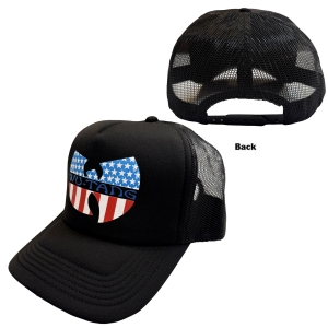 Wu Tang Clan - Star-Spangled Logo Bl Mesh-Back Cap i gruppen MERCHANDISE / Keps /  /  hos Bengans Skivbutik AB (5671131)