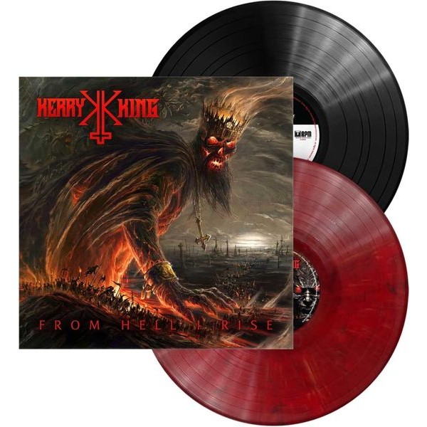 Kerry King - From Hell I Rise (Diablo Red & Black Vinyl 2LP - Incl. 5 Bonus Tracks) i gruppen VINYL / Hårdrock hos Bengans Skivbutik AB (5671203)