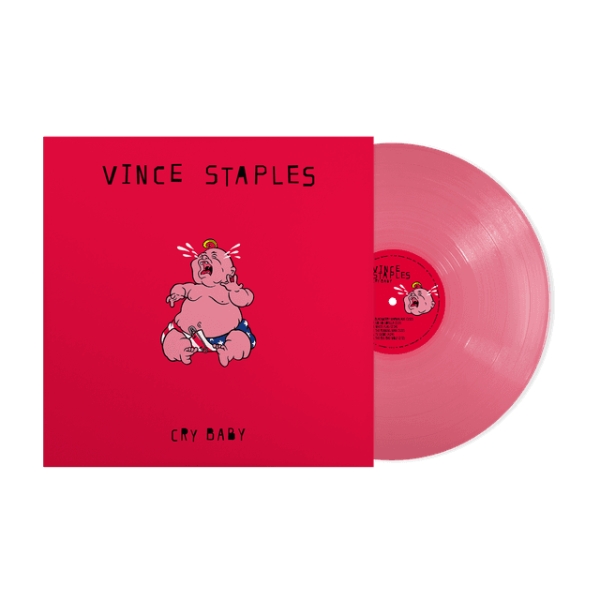 Vince Staples - Cry Baby (Pink Vinyl) i gruppen VI TIPSAR / Fredagsreleaser / 2026-06-05 hos Bengans Skivbutik AB (5671461)