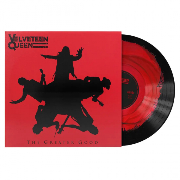 Velveteen Queen - The Greater Good (Red & Black Corona Vinyl LP) i gruppen VINYL / Kommande / Hårdrock,Pop-Rock,Svensk Musik hos Bengans Skivbutik AB (5671868)