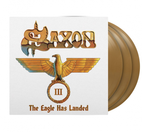 Saxon - The Eagle Has Landed III (Gold Coloured Vinyl / 3LP) i gruppen VINYL / Kommande / Hårdrock,Pop-Rock hos Bengans Skivbutik AB (5671991)