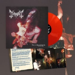 Mayhem - Live In Bischofswerda (Red Vinyl Lp i gruppen VINYL / Kommande / Hårdrock hos Bengans Skivbutik AB (5672035)