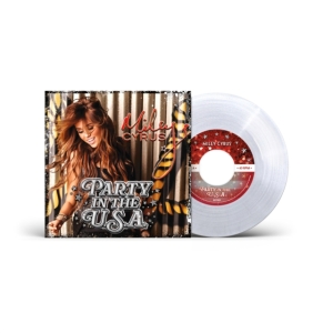 Miley Cyrus - Party In The U.S.A. (Clear/Glitter Vinyl/Single) i gruppen VINYL / Kommande / Pop-Rock hos Bengans Skivbutik AB (5672182)