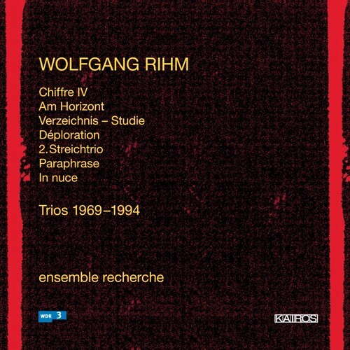 Wolfgang Rihm - Rihm: Trios i gruppen CD / Klassiskt hos Bengans Skivbutik AB (5672658)