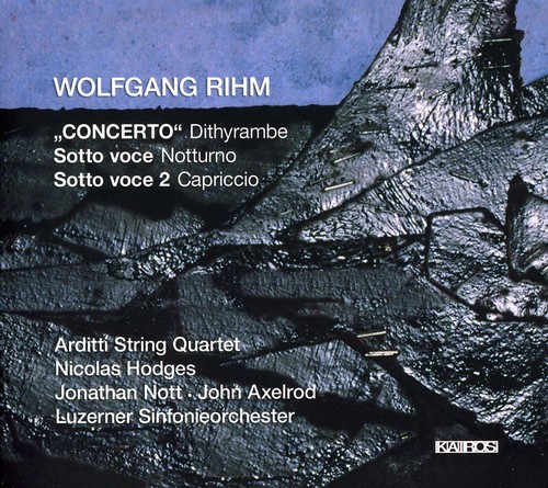 Wolfgang Rihm - Rihm: Sotto Voce i gruppen CD / Klassiskt hos Bengans Skivbutik AB (5672662)