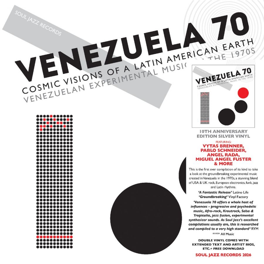 Soul Jazz Records Presents - Venezuela 70: Cosmic Visions Of A L i gruppen VINYL / Kommande / Pop-Rock hos Bengans Skivbutik AB (5673105)