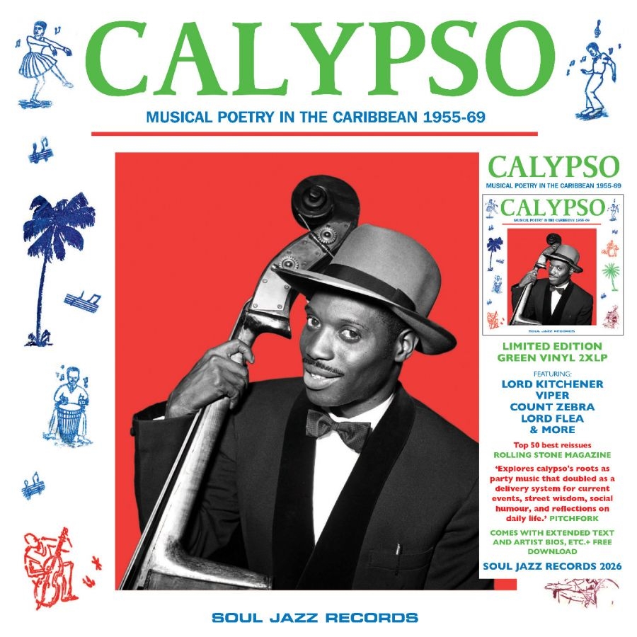 Soul Jazz Records Presents - Calypso: Musical Poetry In The Cari i gruppen VINYL / Kommande / Pop-Rock hos Bengans Skivbutik AB (5673106)