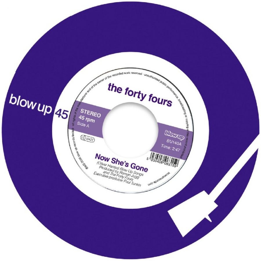 The Forty Fours - Now She's Gone i gruppen VINYL / Kommande / Pop-Rock hos Bengans Skivbutik AB (5673110)