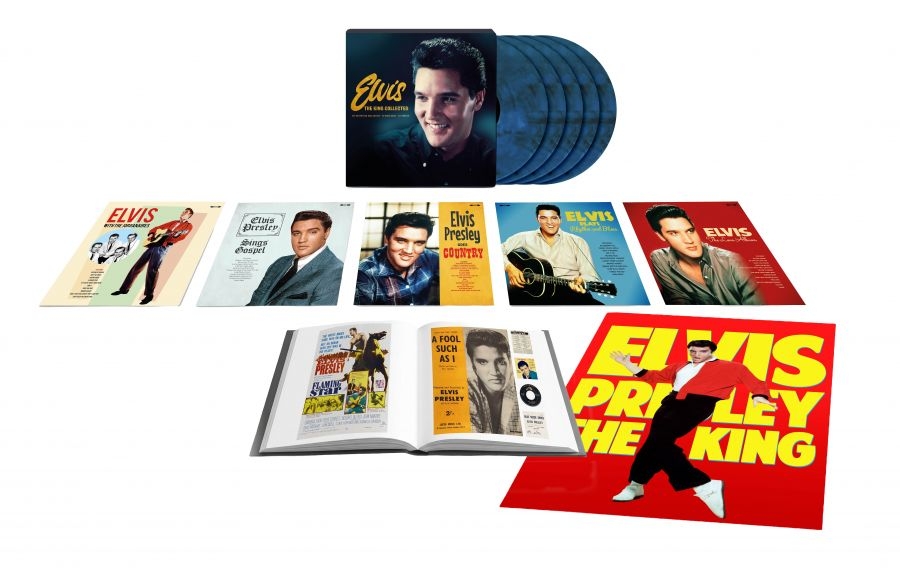 Presley Elvis - King Collected The (5 Lp Marbled Vi i gruppen VINYL / Kommande / Pop-Rock hos Bengans Skivbutik AB (5673175)
