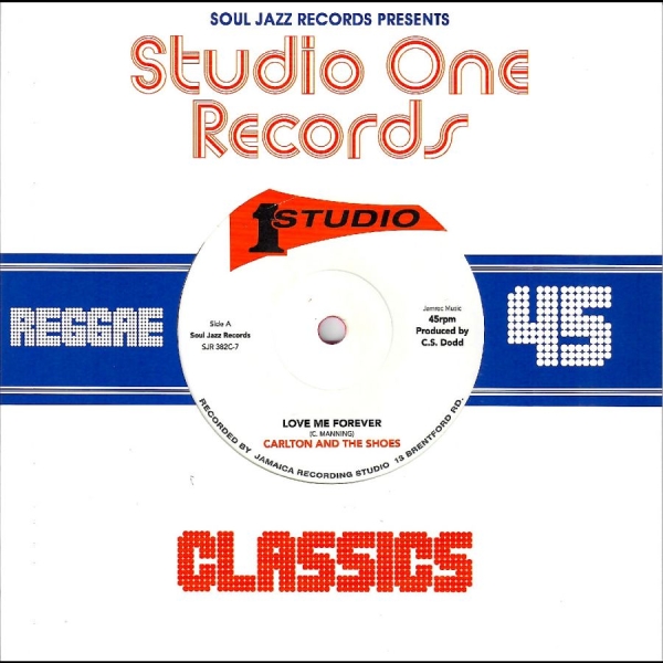 Carlton And The Shoes - Love Me Forever / Never Let Go (Red i gruppen VINYL / Kommande / Reggae hos Bengans Skivbutik AB (5673270)