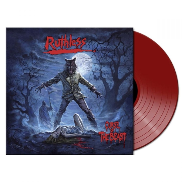 Ruthless - Curse Of The Beast (Red Vinyl Lp) i gruppen VINYL / Kommande / Hårdrock hos Bengans Skivbutik AB (5673439)