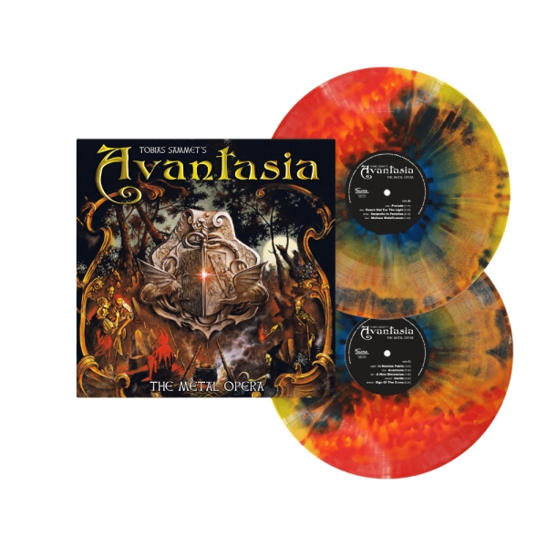 Avantasia - The Metal Opera (25th Anniversary Edition - Blue, Black & Red Swirl Effect Vinyl / 2LP) i gruppen VINYL / Kommande / Hårdrock hos Bengans Skivbutik AB (5673511)