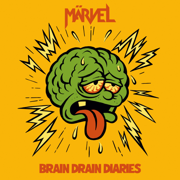 Märvel - Brain Drain Diaries (Digipak CD) i gruppen CD / Nyheter / Hårdrock,Pop-Rock hos Bengans Skivbutik AB (5673522)