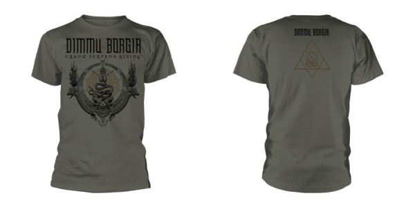Dimmu Borgir - T/S Grand Serpent Rising (L) Milita i gruppen MERCHANDISE / T-shirt / Kommande / Hårdrock hos Bengans Skivbutik AB (5673697)