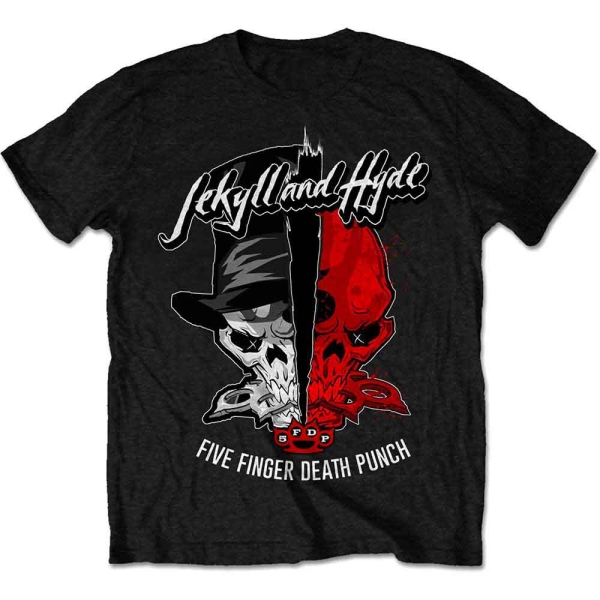 Five Finger Death Punch - Jekyll & Hyde Uni Bl T-Shirt i gruppen MERCHANDISE / T-shirt / Nyheter / Hårdrock hos Bengans Skivbutik AB (5674001r)