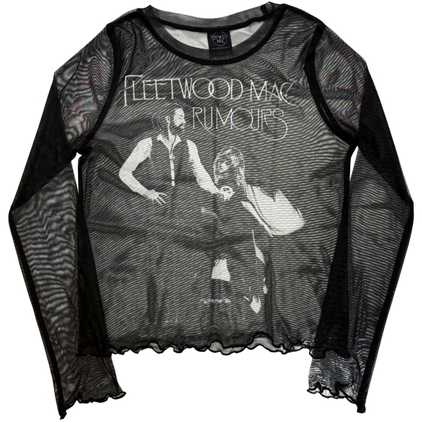 Fleetwood Mac - Rumours Lady Bl Mesh Crop i gruppen MERCHANDISE / T-shirt / Nyheter / Pop-Rock hos Bengans Skivbutik AB (5674003r)