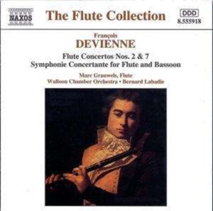 Devienne Francois - Flute Concertos 2 & 7 i gruppen Externt_Lager / Naxoslager hos Bengans Skivbutik AB (567403)
