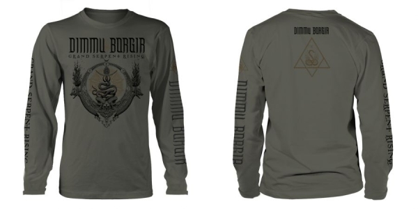 Dimmu Borgir - L/S Grand Serpent Rising (S) Milita i gruppen MERCHANDISE / T-shirt / Kommande / Hårdrock hos Bengans Skivbutik AB (5674084)
