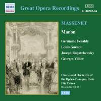 Massenet Jules - Manon i gruppen Externt_Lager / Naxoslager hos Bengans Skivbutik AB (567410)