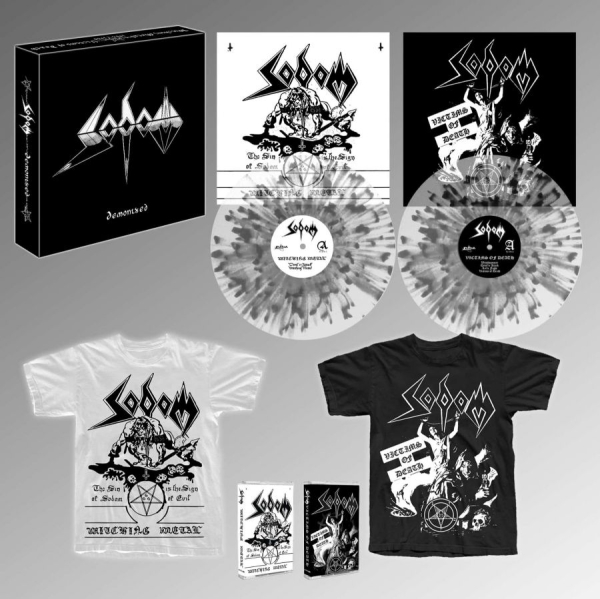 Sodom - Demonized (2 Lp Splatter Vinyl, Mc, i gruppen VINYL / Kommande / Hårdrock hos Bengans Skivbutik AB (5674110)