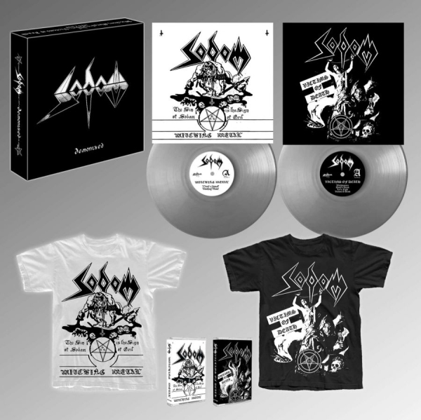 Sodom - Demonized (2 Lp Silver Vinyl, Mc, T i gruppen VINYL / Kommande / Hårdrock hos Bengans Skivbutik AB (5674112)