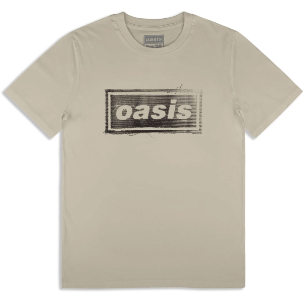 Oasis - Thread Logo Stn T-Shirt i gruppen MERCHANDISE / T-shirt / Nyheter / Pop-Rock hos Bengans Skivbutik AB (5674558r)