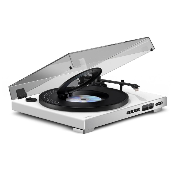 Turntable/Cd - Vinyl- Och Cd-Spelare Analog Plus 2-In-1 Vit i gruppen ÖVRIGT / / / hos Bengans Skivbutik AB (5674635)